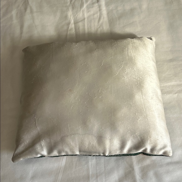 Green Pillow with Rabbit Design - Picture 3 of 5